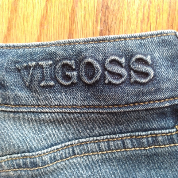 #357 Girls Vigoss Straight Blue Jeans Stevie - Picture 4 of 14